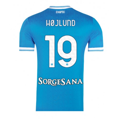 Stroje piłkarskie SSC Napoli Rasmus Hojlund #19 Koszulka Podstawowej 2025-26 Krótki Rękaw